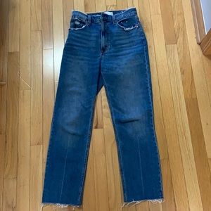 Abercrombie & Fitch- The Ankle Straight -Ultra High Rise